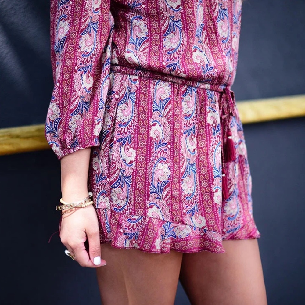 American Eagle BOHO Off-The-Shoulder Romper - Picture 8 of 13